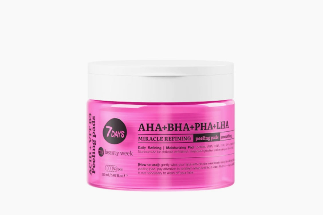 7DAYS Miracle peeling pads 50stk