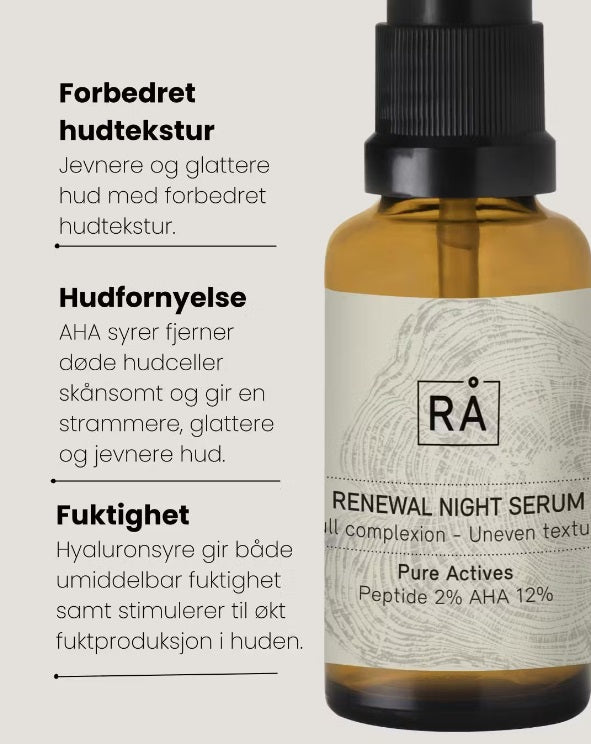 RÅ Renewal Night serum 30ml
