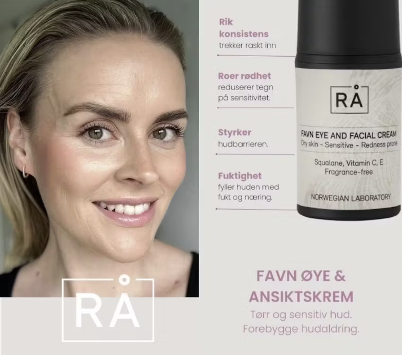 RÅ FAVN EYE AND FACIAL CREAM 50ml