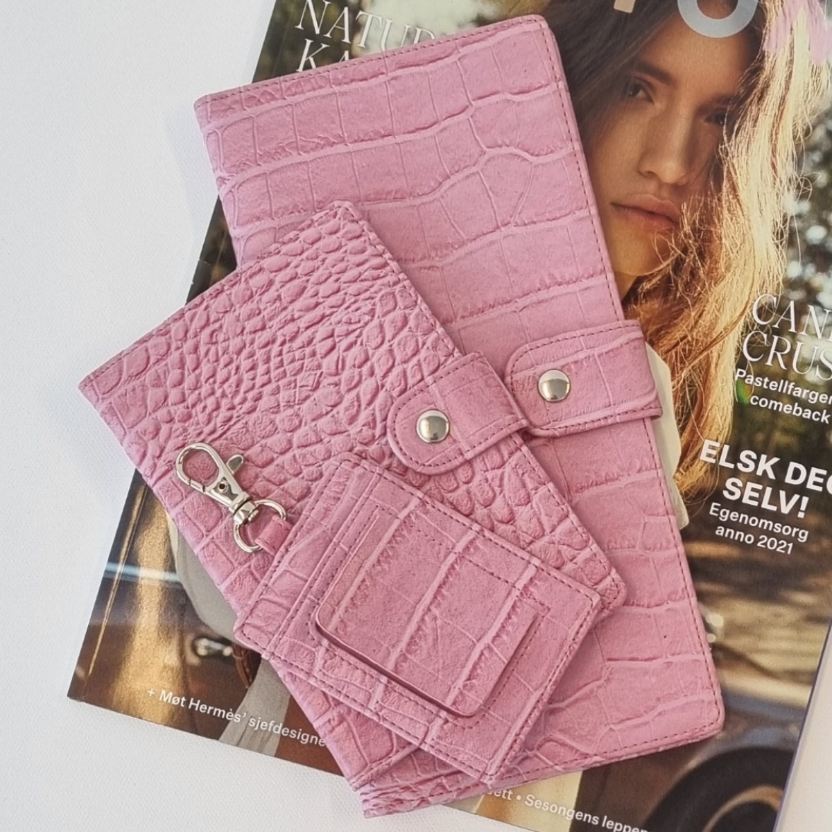 3 Pk reisesett - Rosa